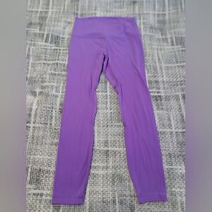 Lululemon Align Leggings Yoga Pants Purple Comfy Athleisure Sz 8